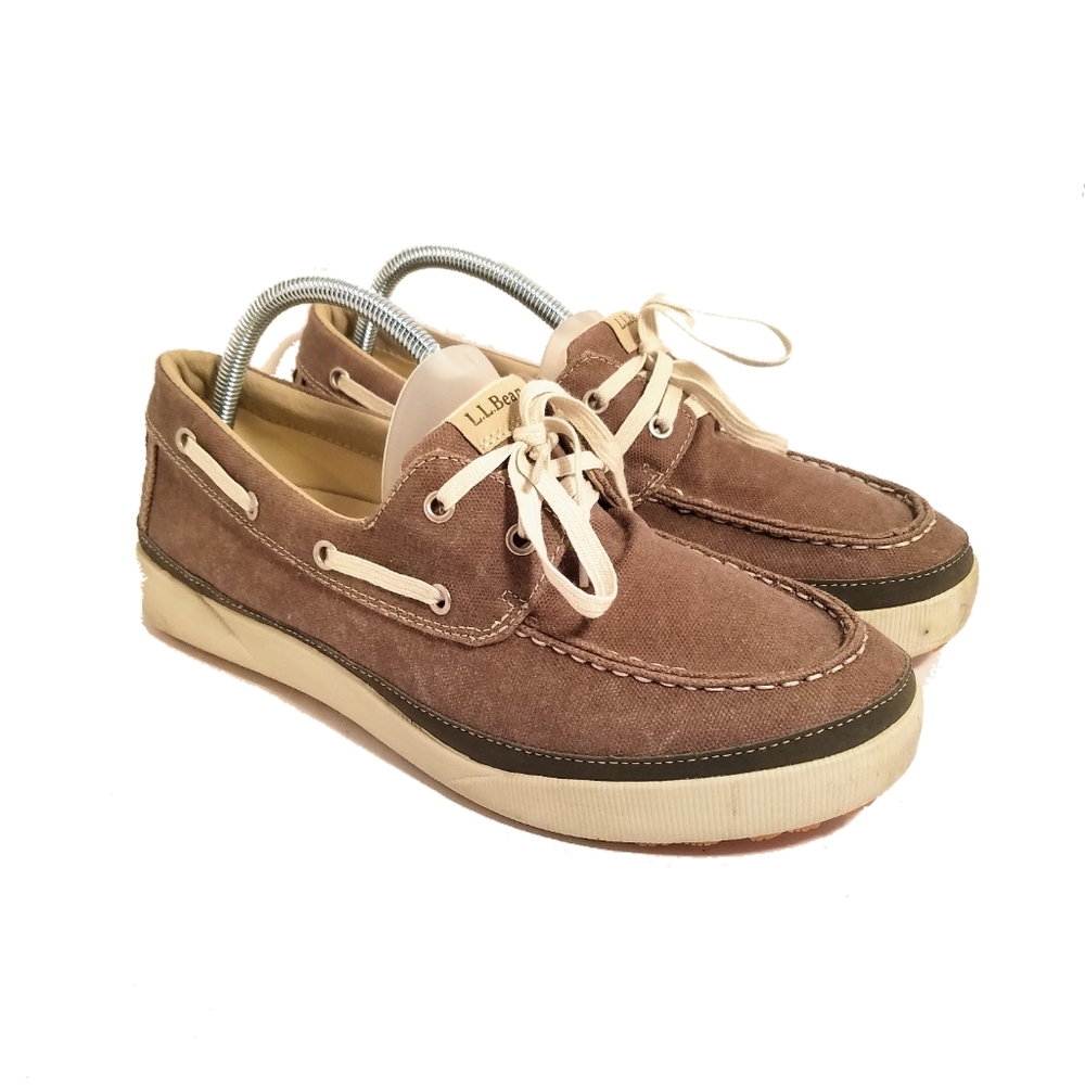 L.L. Bean Canvas Boat Shoes